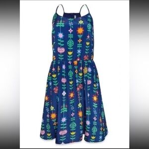 NEW! Disney Parks Blue Fit & Flare Dapper Day Dress It's a Small World Size L